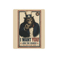 Uncle Squatch - "I WANT YOU!" Vintage Recruiting Metal Sign