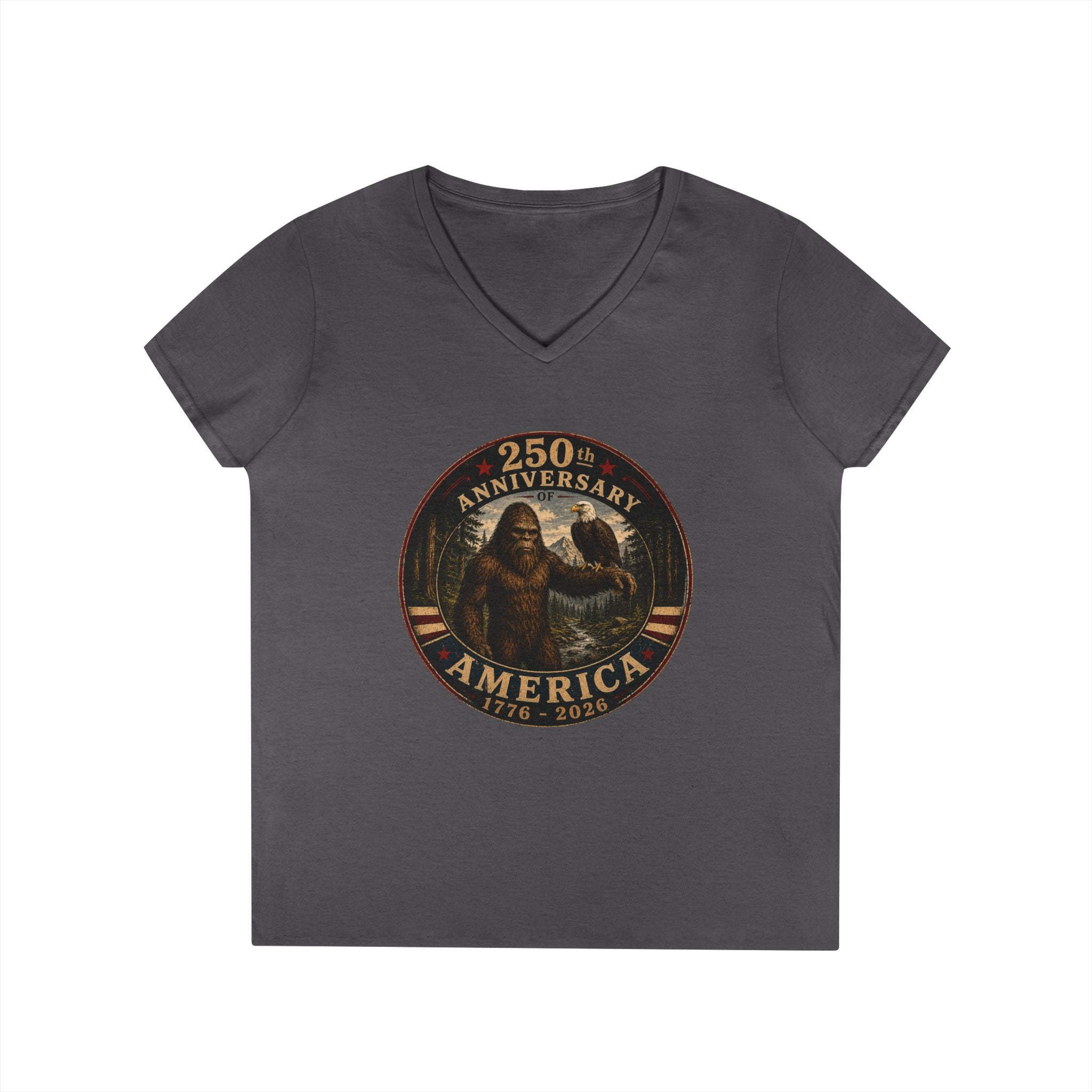 Limited Edition: 250th Anniversary America Ladies' V-Neck T-Shirt