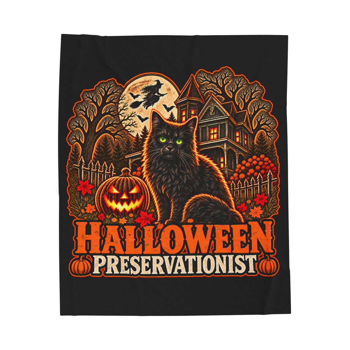 Halloween Preservationist v.2 Plush Blanket