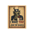 Uncle Alien - "I WANT YOU!" Vintage Recruiting Metal Sign
