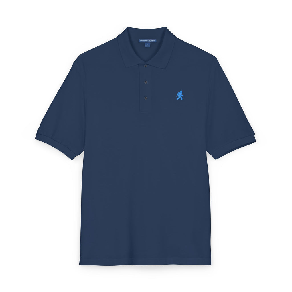 Bigfoot Polo Blue Silhouette