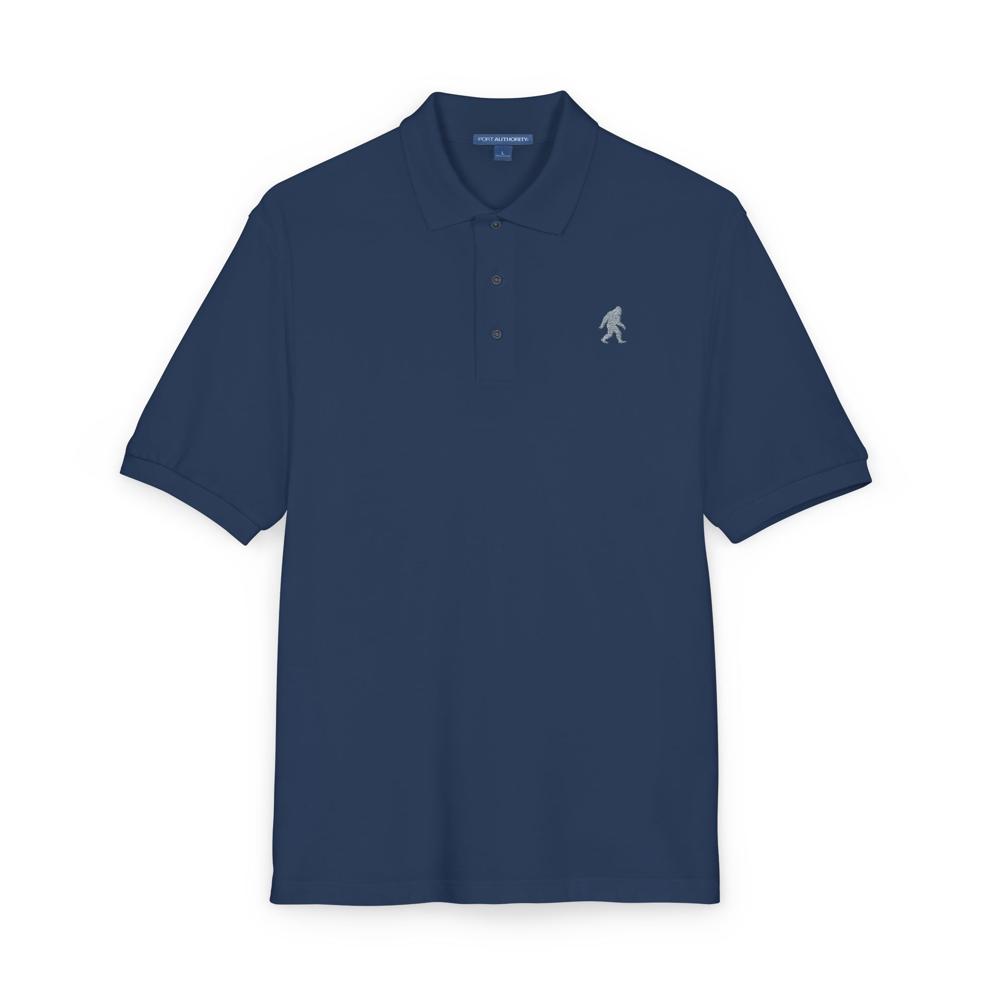 Bigfoot Polo Gray Silhouette