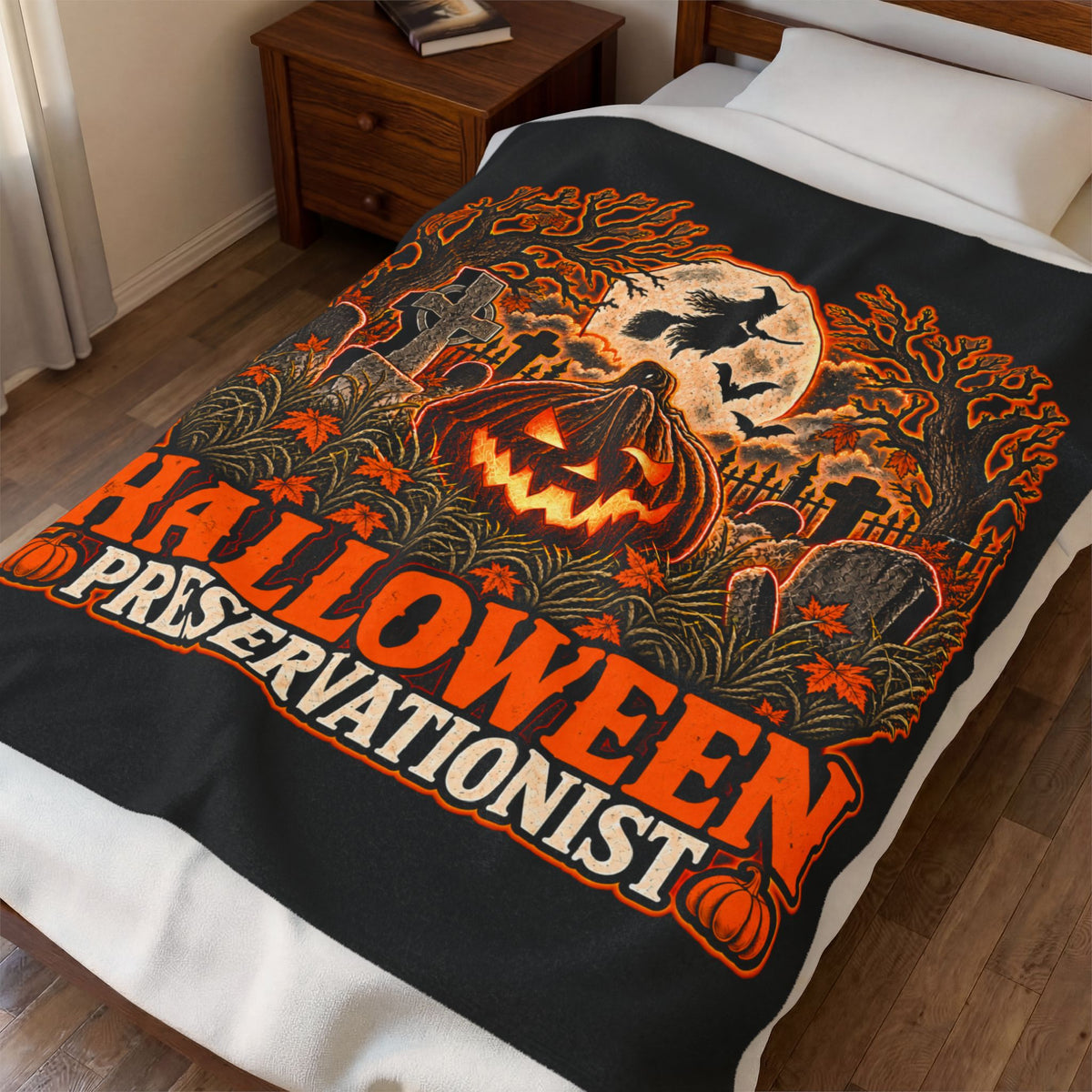 Halloween Preservationist v.1 Plush Blanket