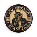Limited Edition: Uncle Sam Skull 250th USA Anniversary Round Magnet