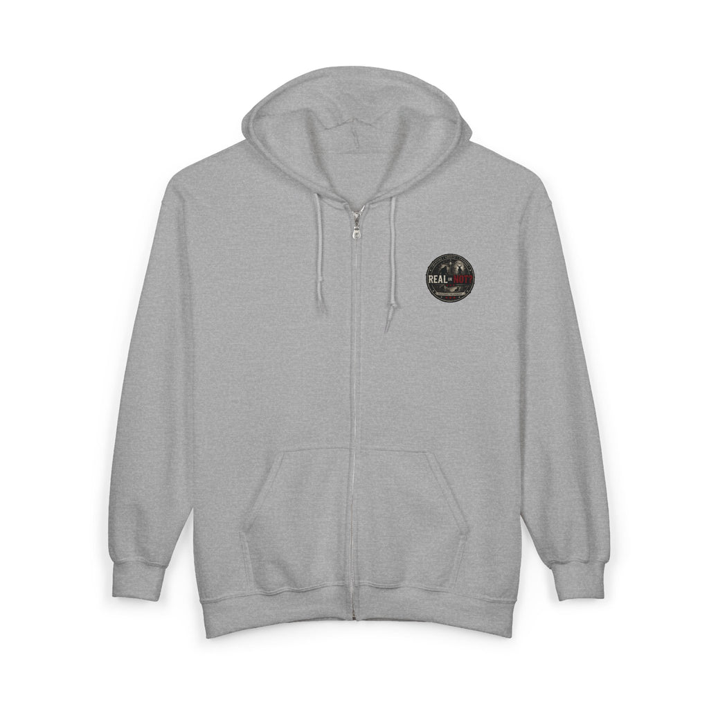 Official Real or Not? USA Full‑Zip Hooded Sweatshirt