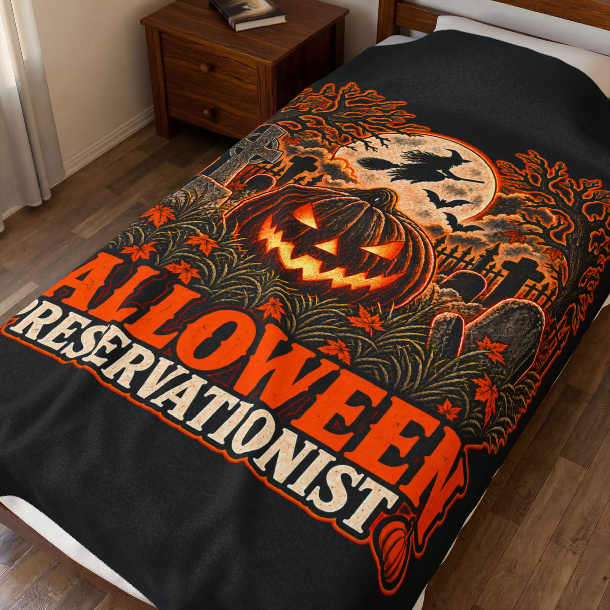 Halloween Preservationist v.1 Plush Blanket