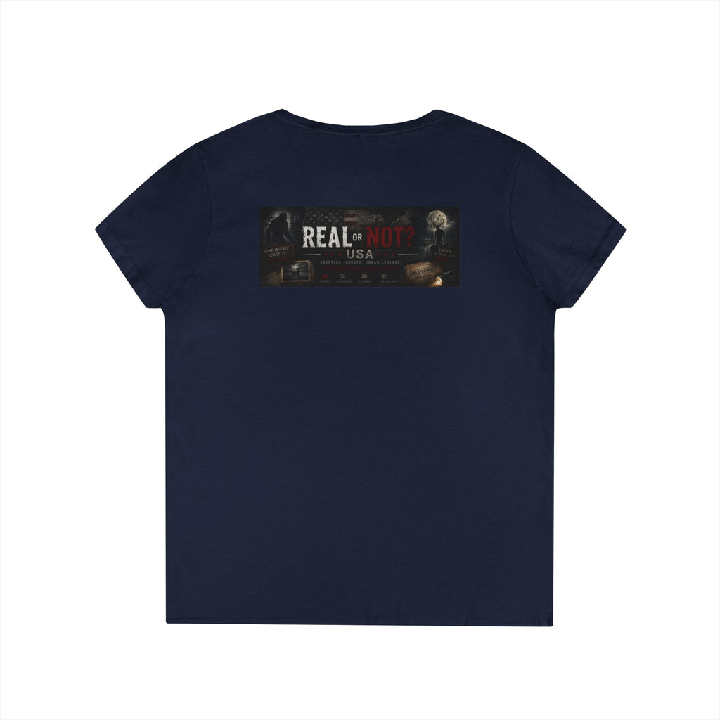 Real or Not? USA Women's V-Neck T-Shirt