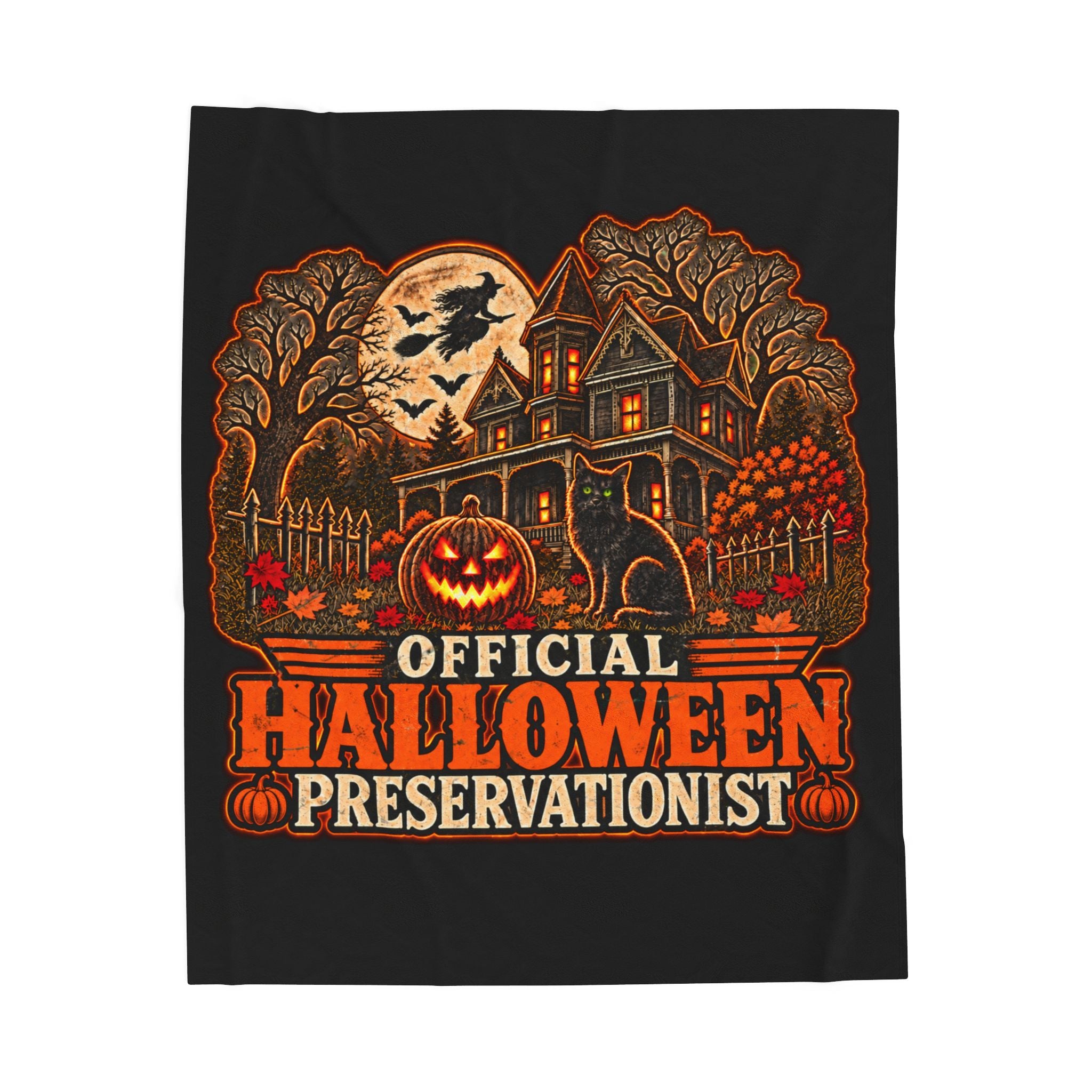 Halloween Preservationist v.2 Plush Blanket