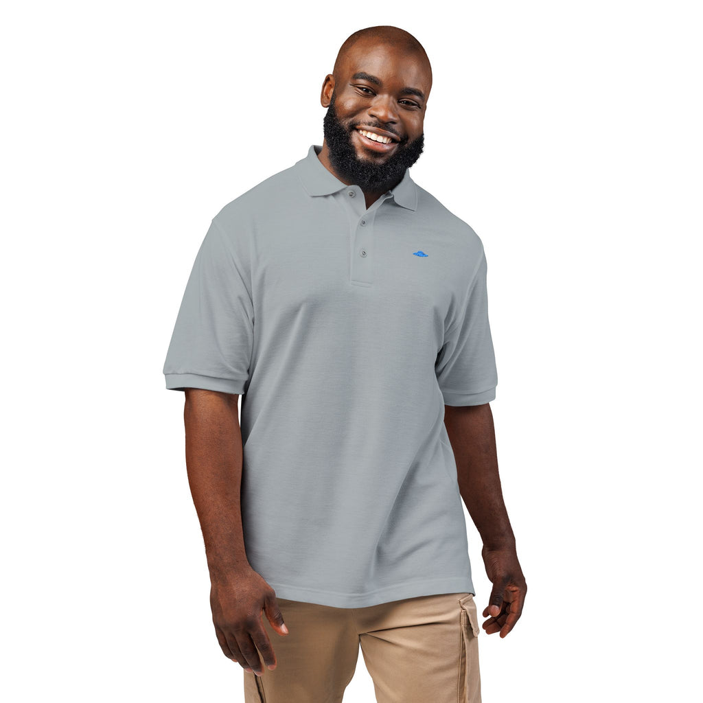 UFO Polo Blue Silhouette