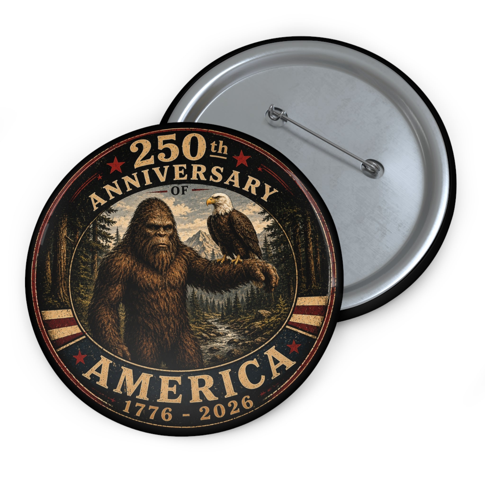 Limited Edition: 250th Anniversary America Pin Button