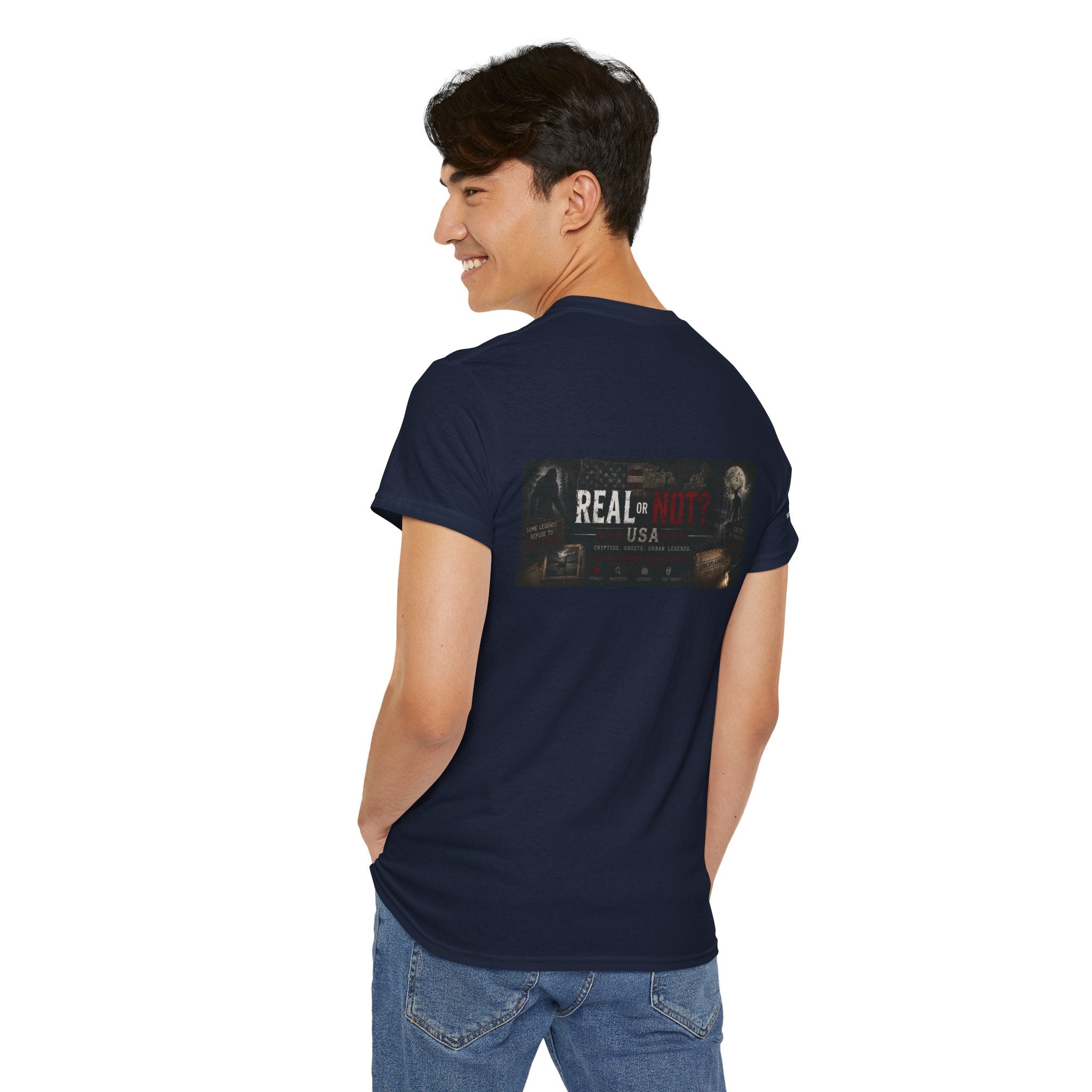 Official Real or Not? USA Vintage Graphic T-Shirt