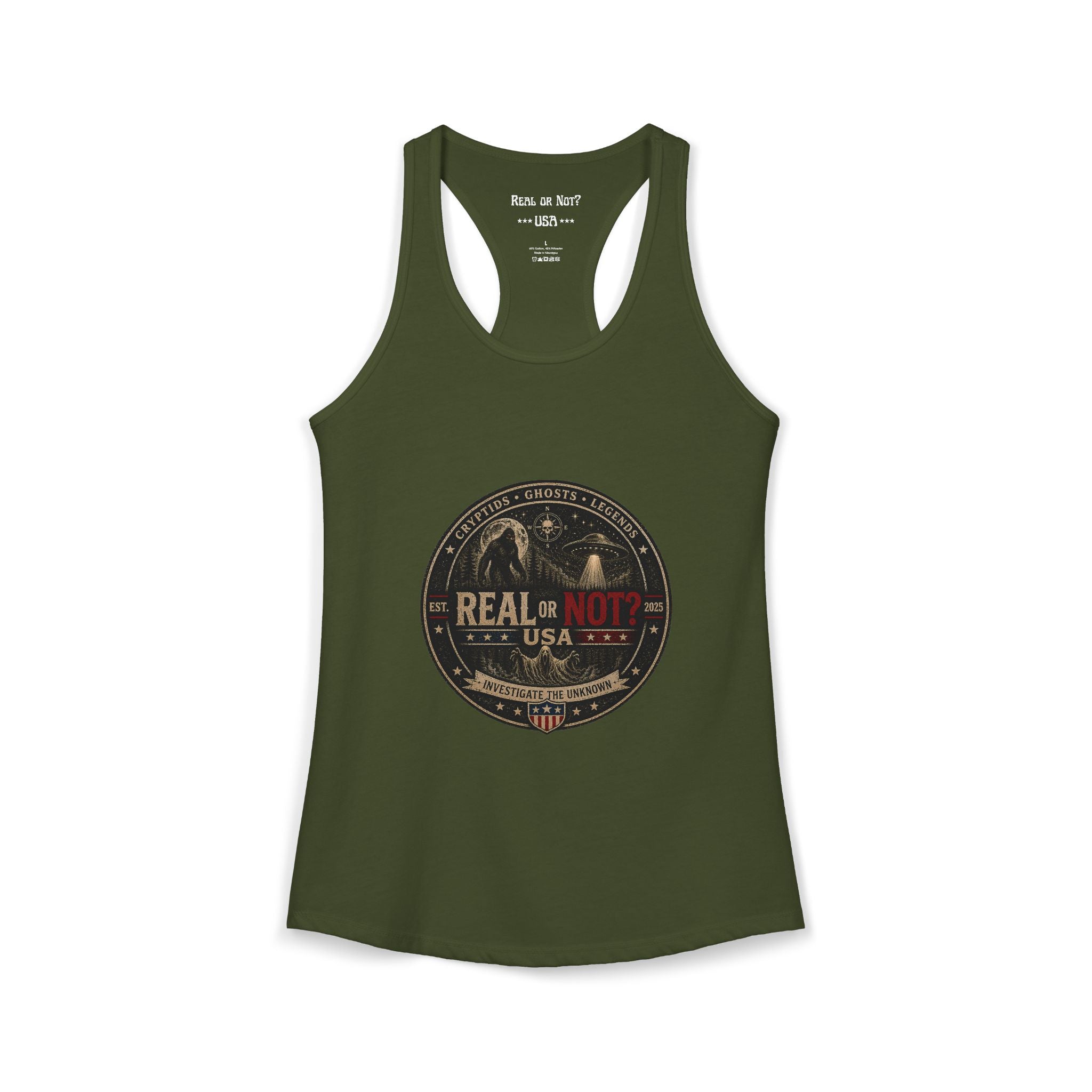 Real or Not? USA Women's Racerback Tank