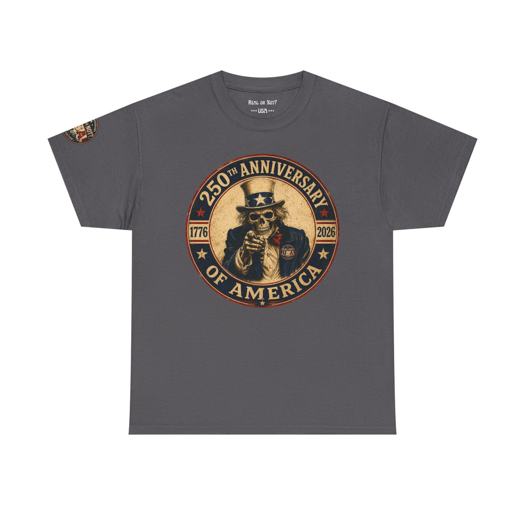 Limited Edition: Uncle Sam Skull 250th Anniversary of America T-Shirt