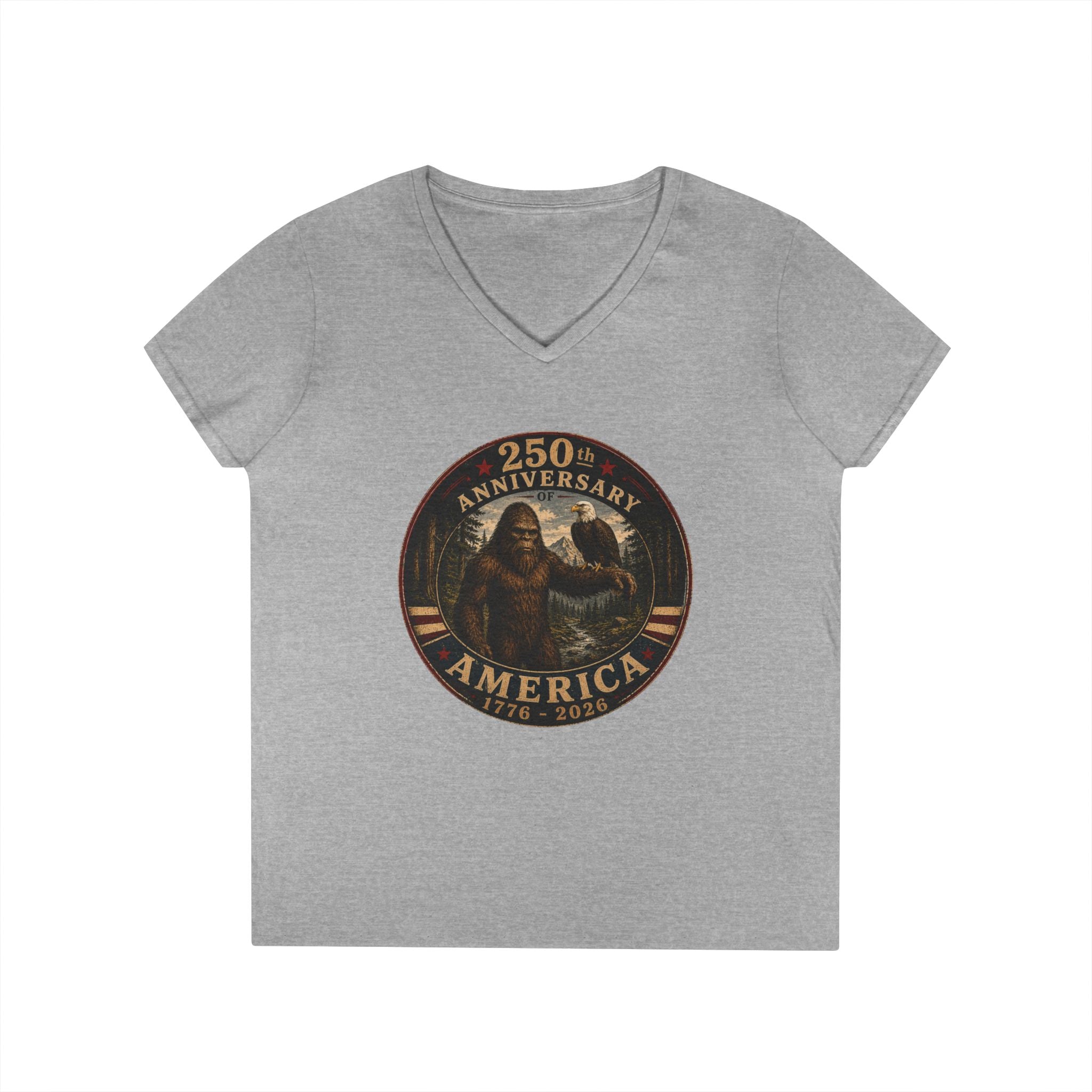 Limited Edition: 250th Anniversary America Ladies' V-Neck T-Shirt