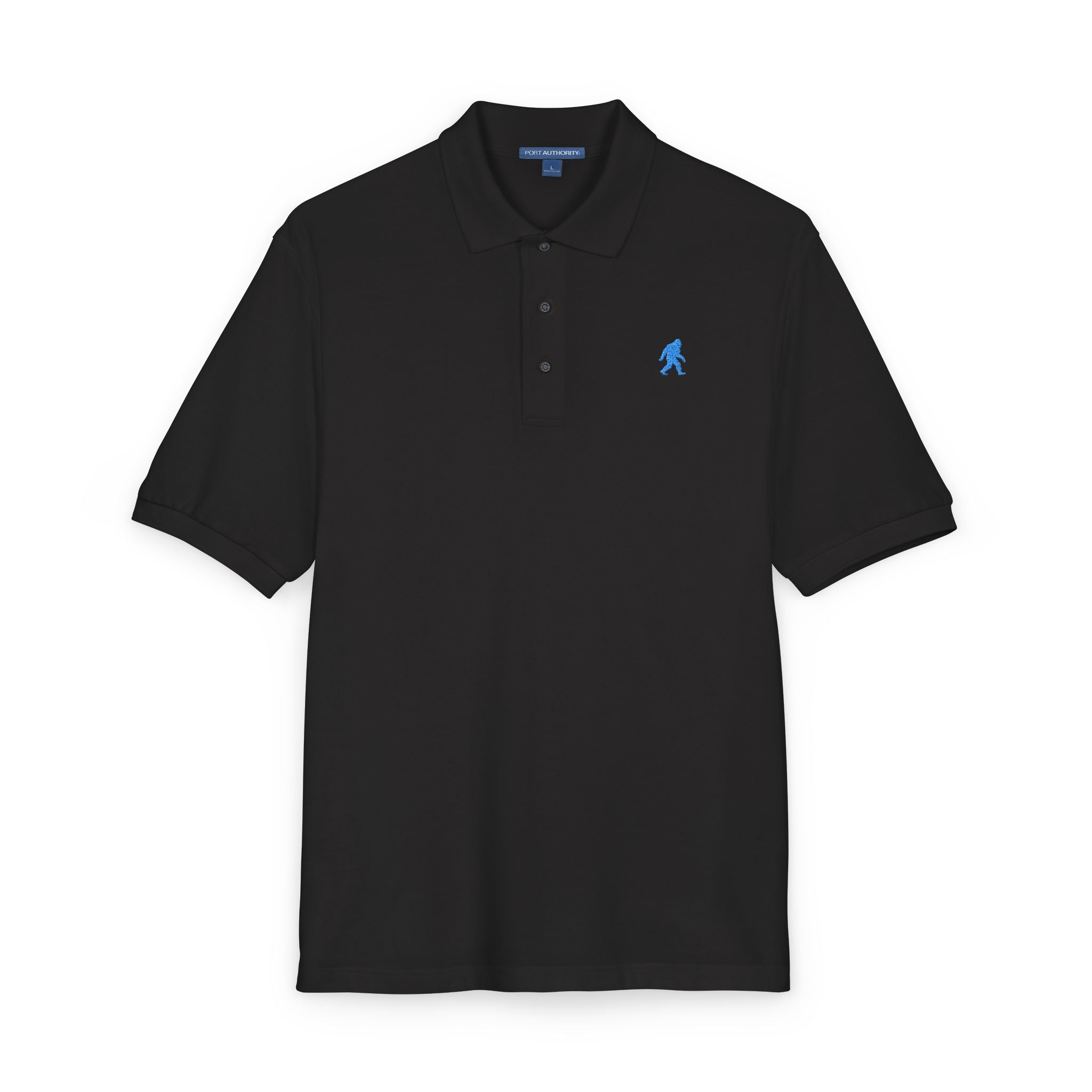 Bigfoot Polo Blue Silhouette