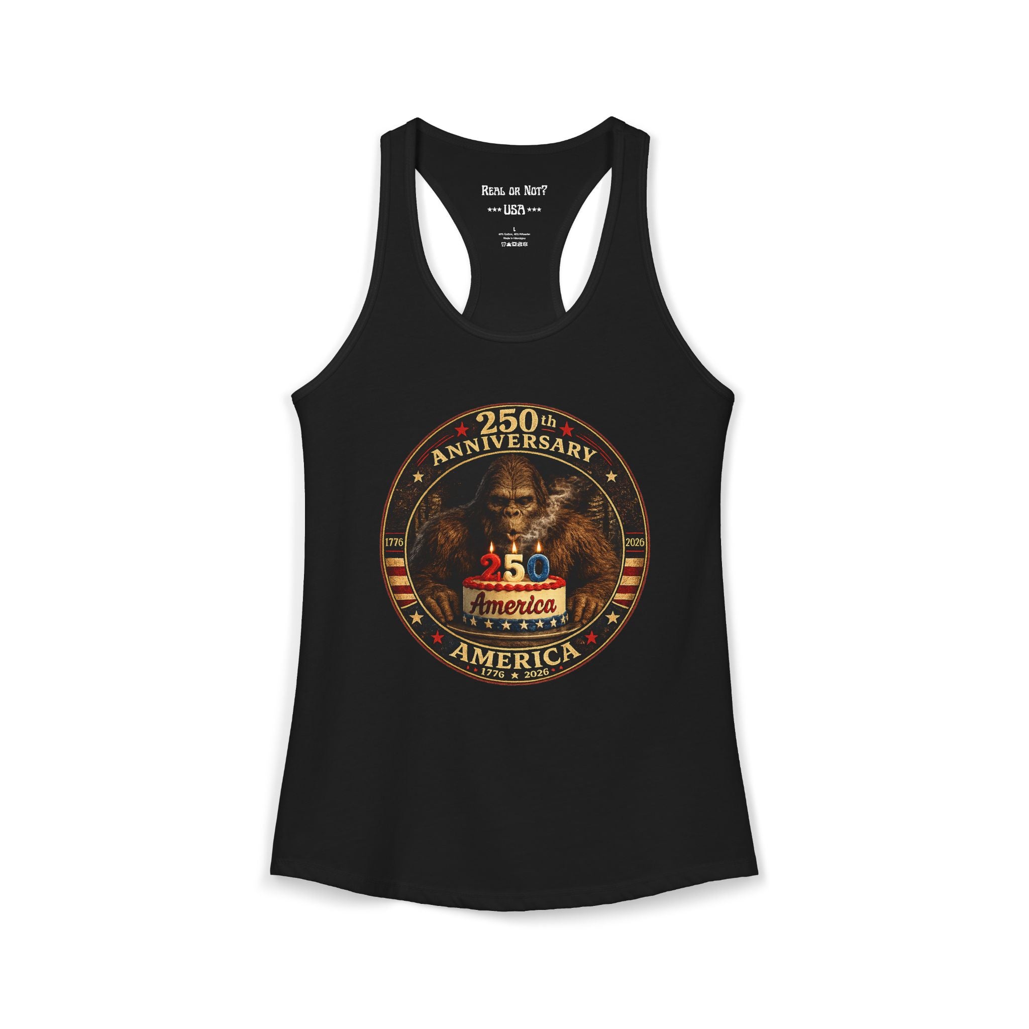 Limited Edition: 250th Anniversary Bigfoot Ladies' Racerback Tank