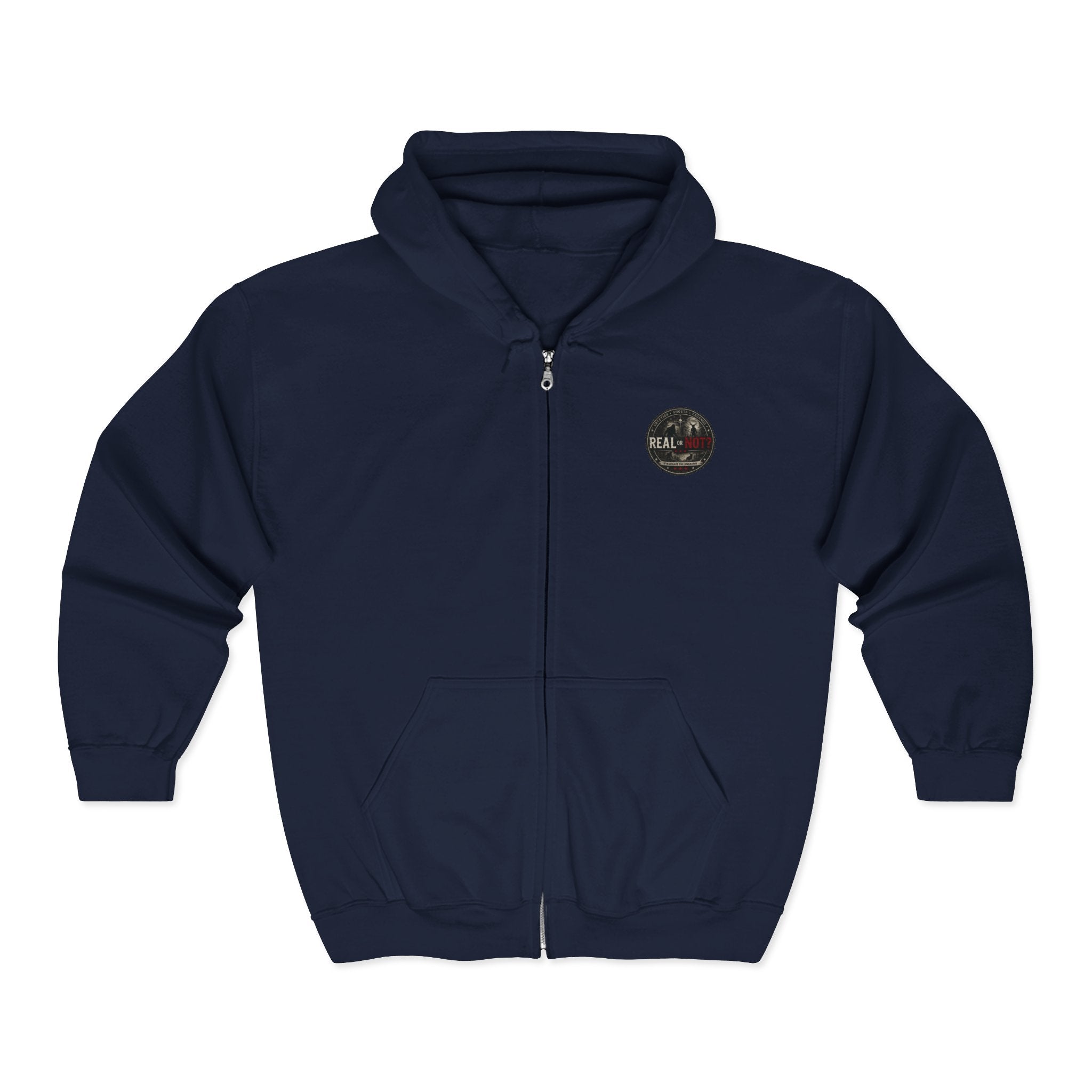 Official Real or Not? USA Full‑Zip Hooded Sweatshirt
