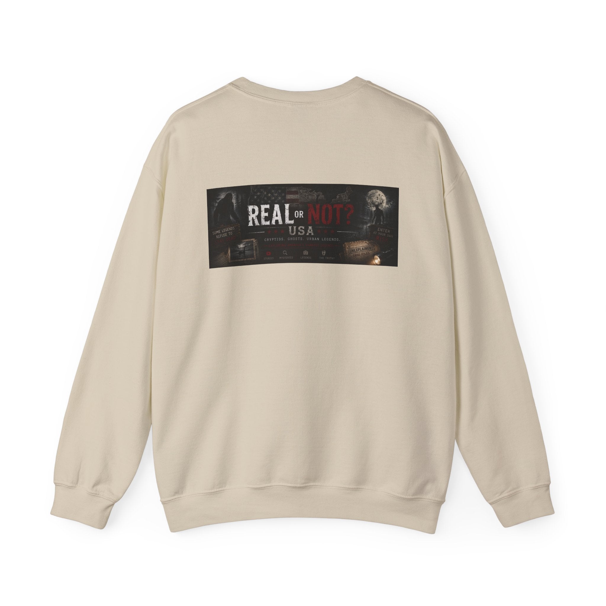 Real or Not? USA Crewneck Sweatshirt