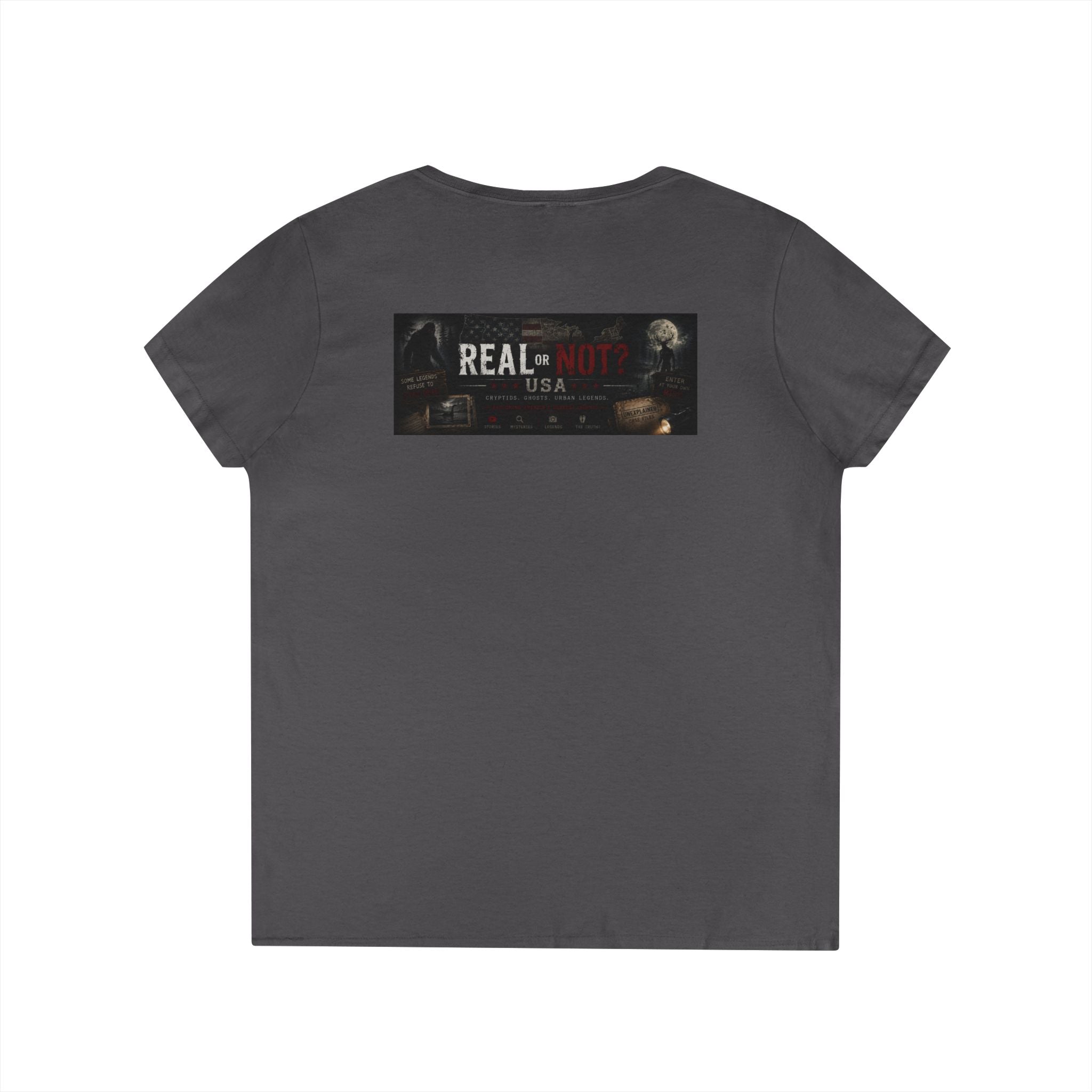 Real or Not? USA Women's V-Neck T-Shirt