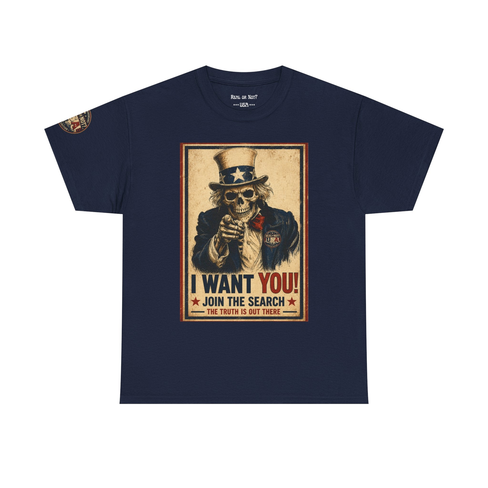 Uncle Sam Skull Limited Edition 250th USA Anniversary T- Shirt