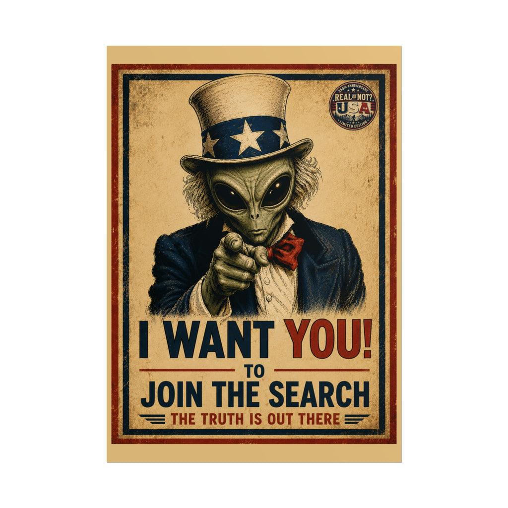 Uncle Alien Recruitment Poster Limited Edition 250th USA Anniversary