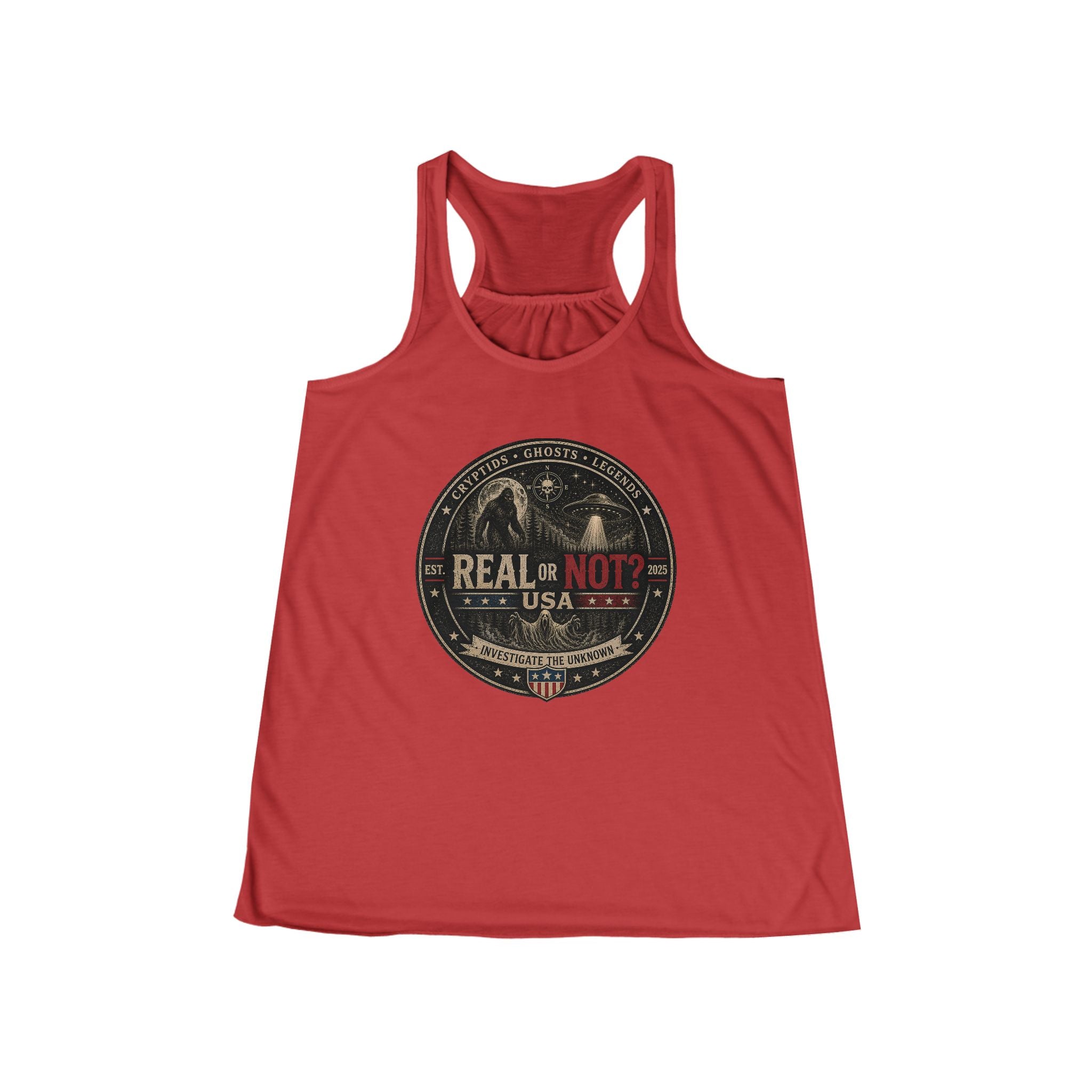 Real or Not? USA Vintage Racerback Tank Top