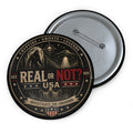 Real or Not? USA Paranormal Investigations Round Pin Button
