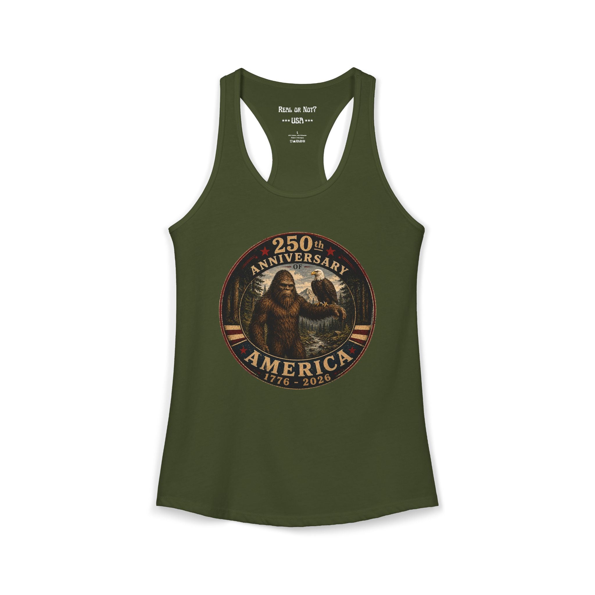 Limited Edition: 250th Anniversary America Ladies Racerback Tank
