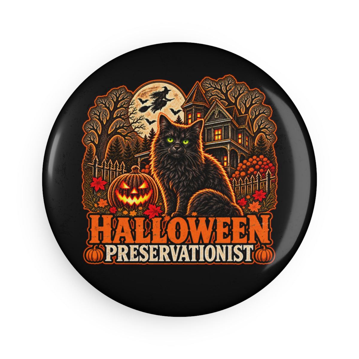 Halloween Preservationist v.2 Button Magnet