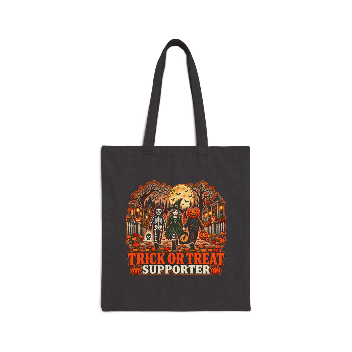 Trick or Treat Supporter Halloween Candy-Run Canvas Bag