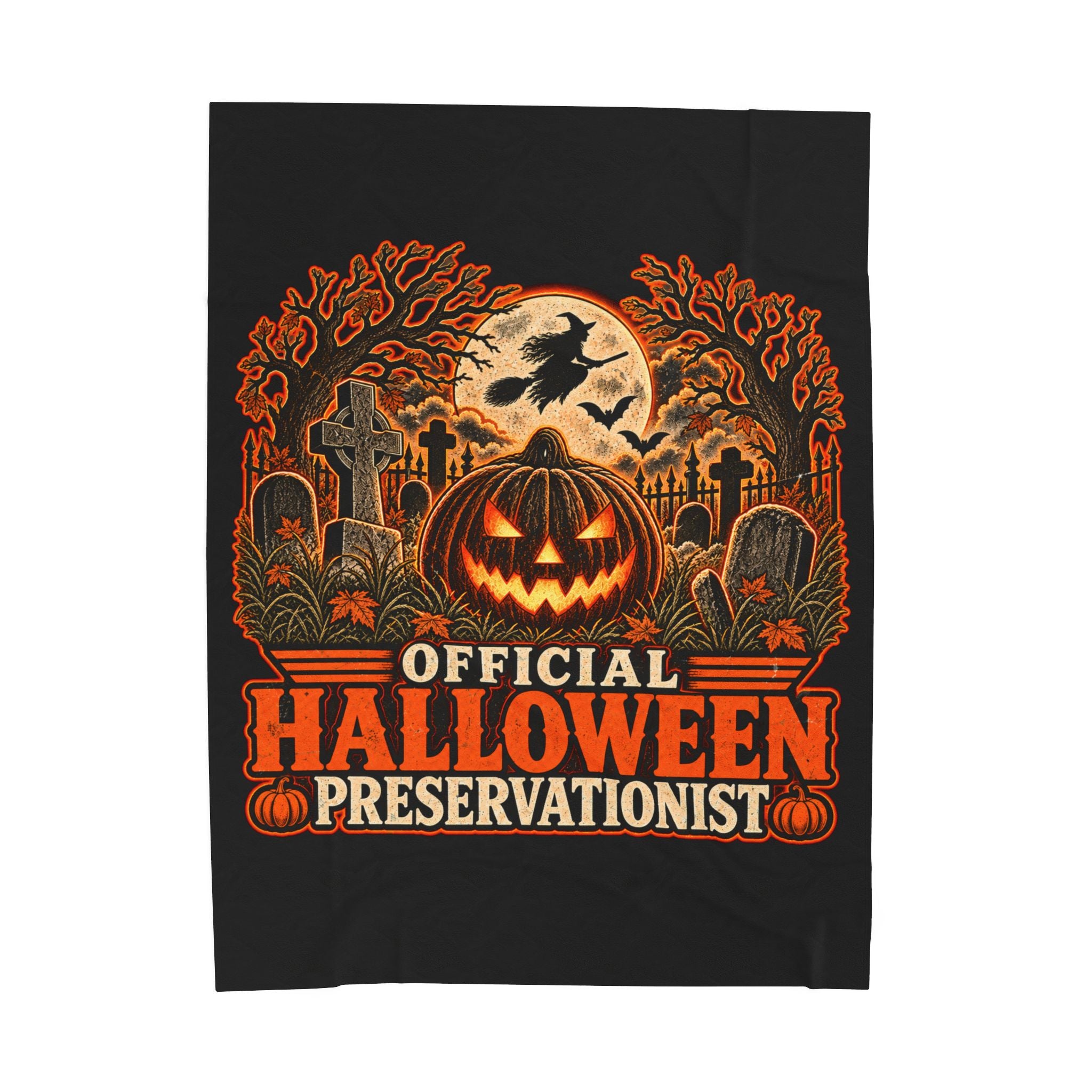 Halloween Preservationist v.1 Plush Blanket