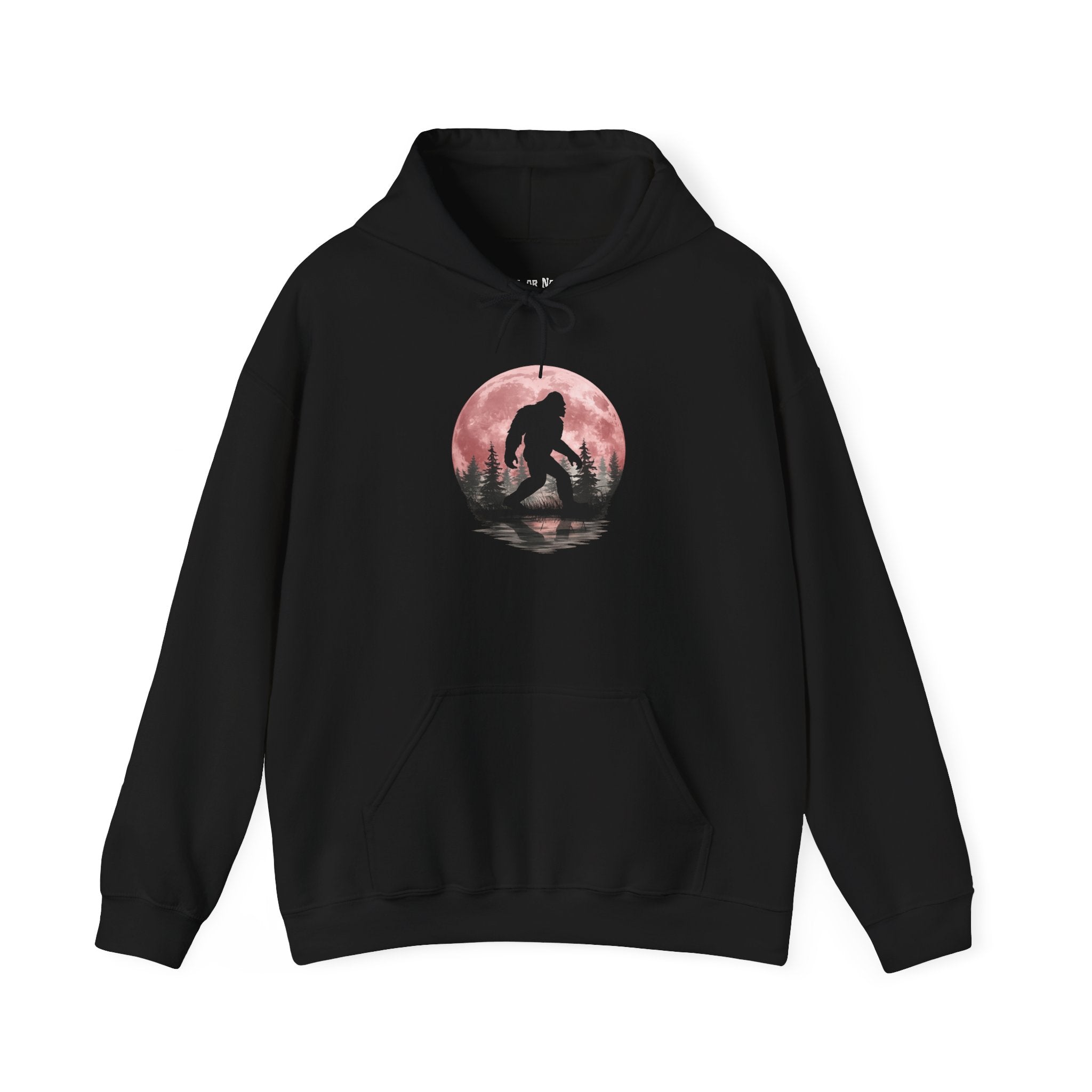 Moonlight Walk Hoodie — Sasquatch Silhouette