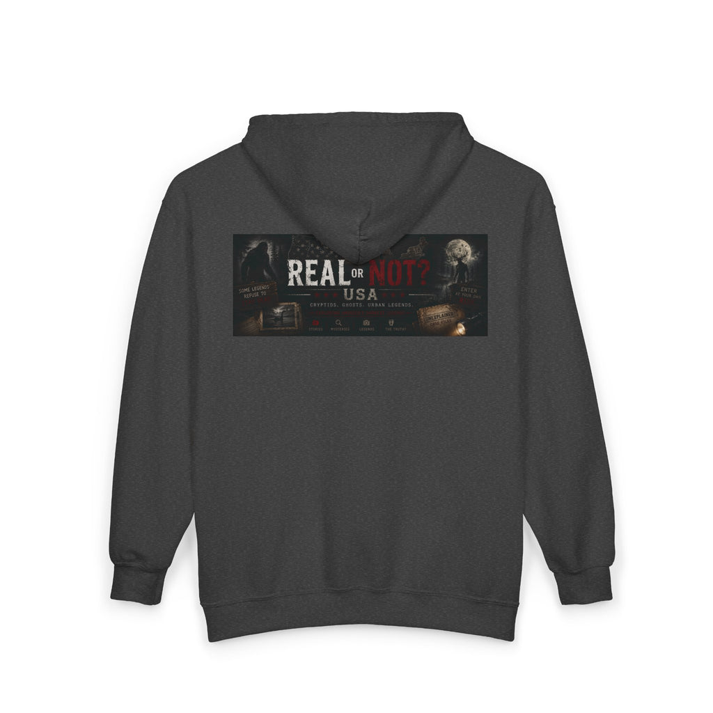Official Real or Not? USA Full‑Zip Hooded Sweatshirt