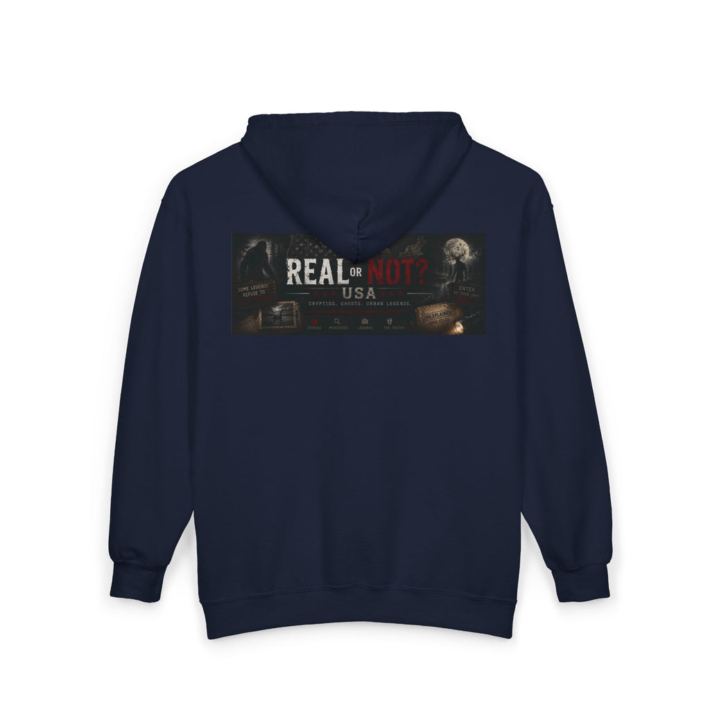 Official Real or Not? USA Full‑Zip Hooded Sweatshirt