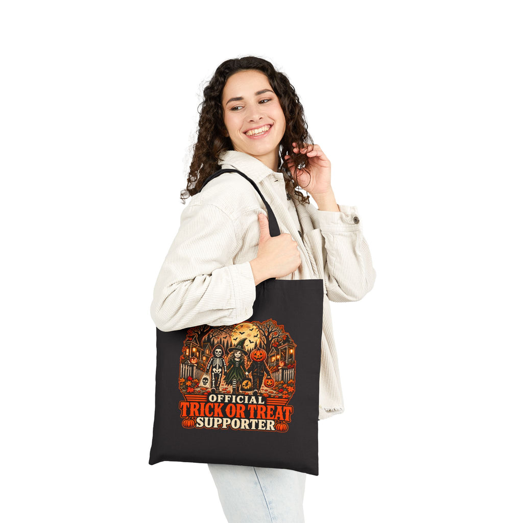 Trick or Treat Supporter Halloween Candy-Run Canvas Bag