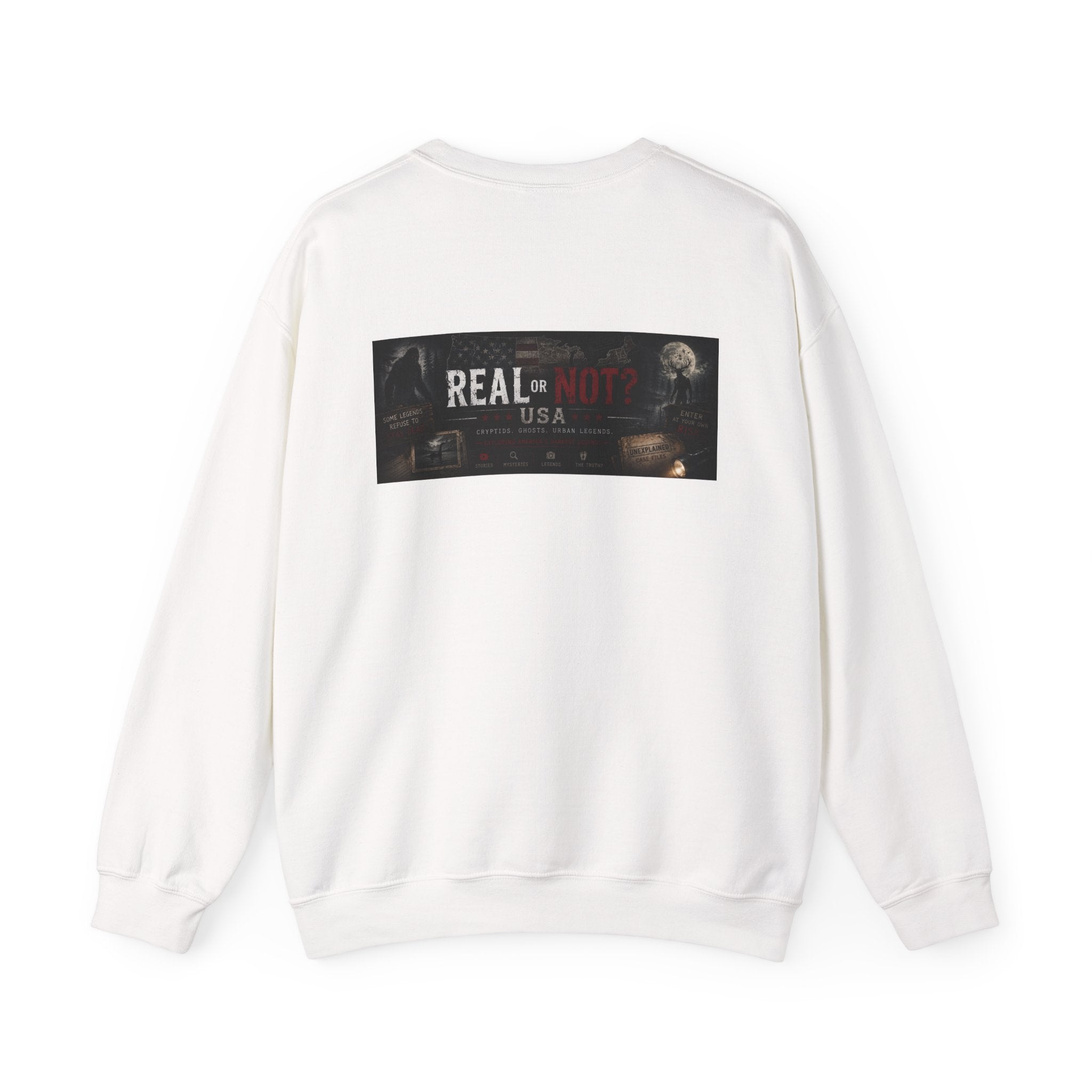 Real or Not? USA Graphic Vintage Crewneck Sweatshirt