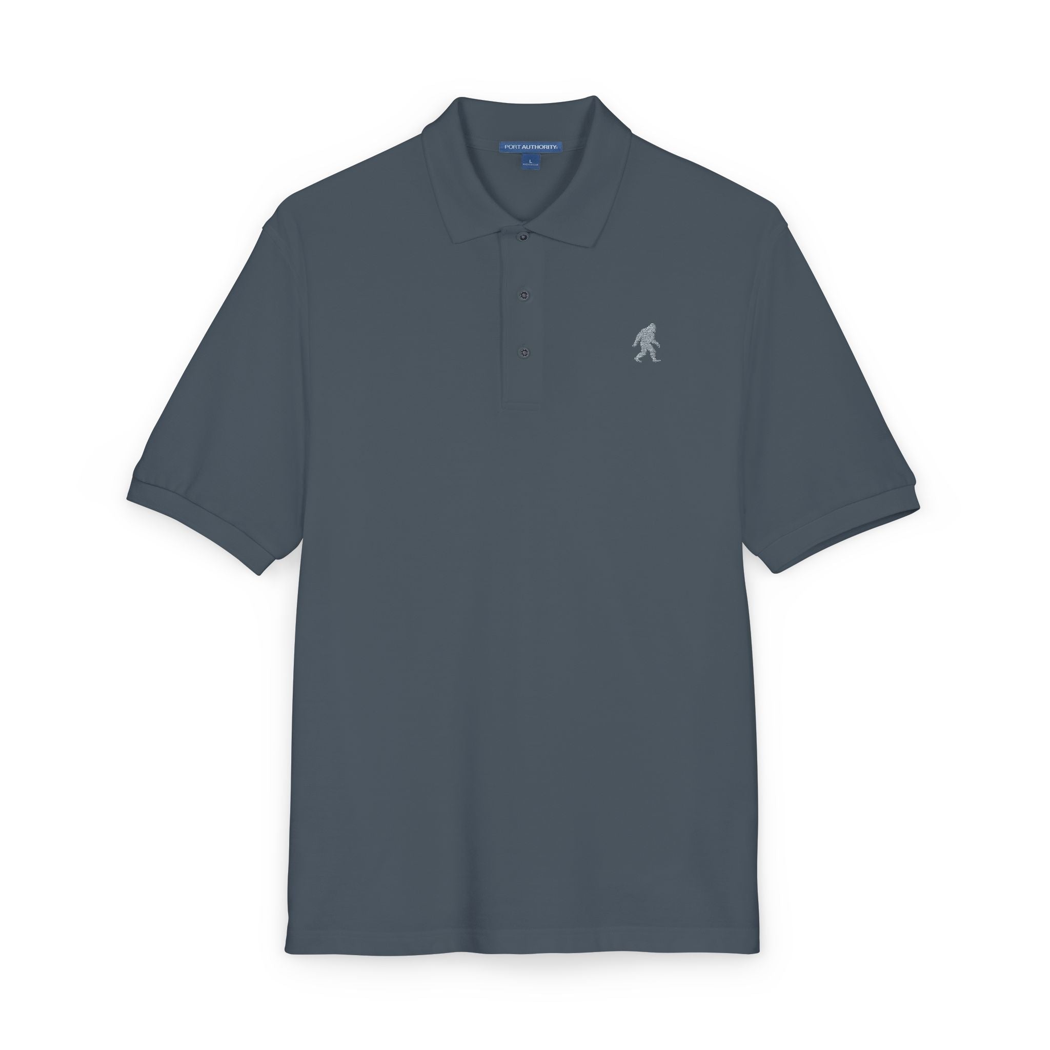 Bigfoot Polo Gray Silhouette