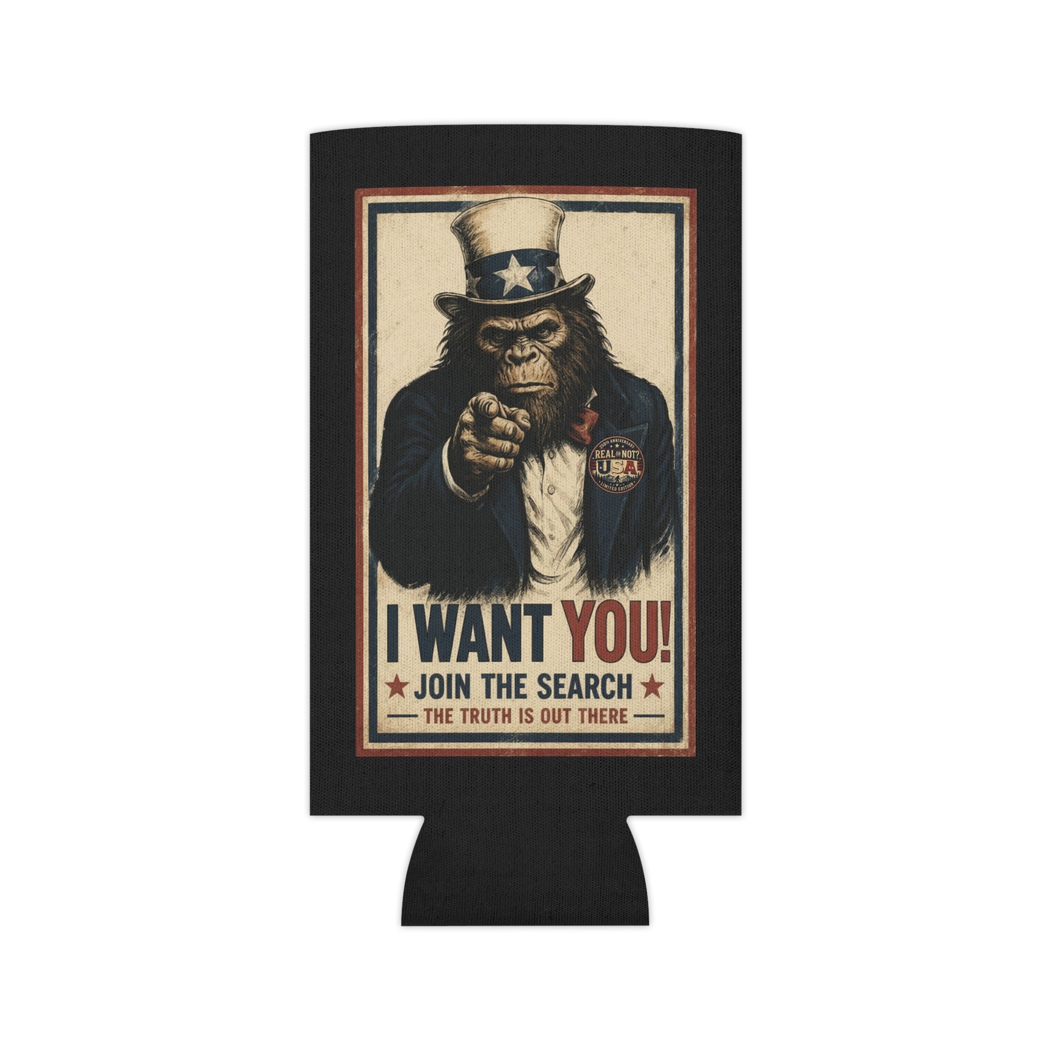 Uncle Squatch Limited Edition 250th USA Anniversary Koozie