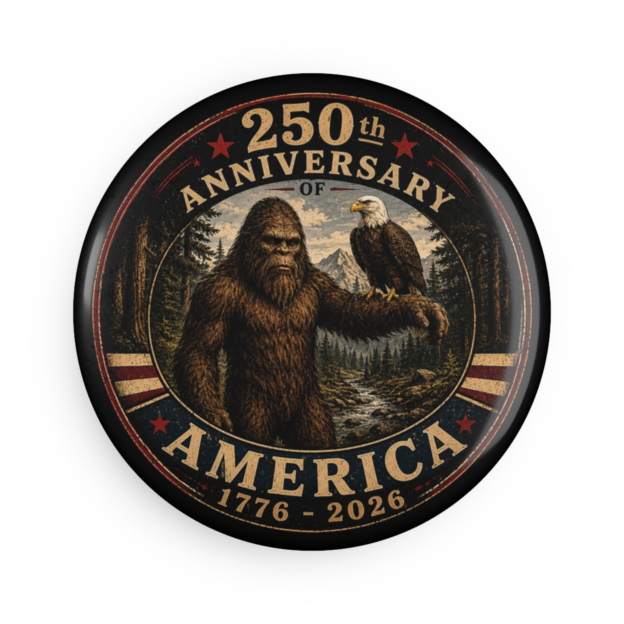Limited Edition: 250th Anniversary America Round Magnet