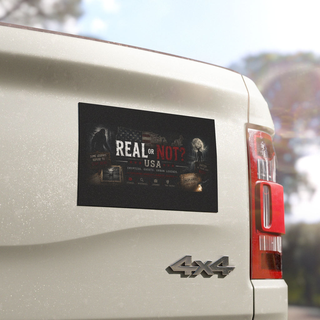 Real or Not? USA Paranormal Car Magnet