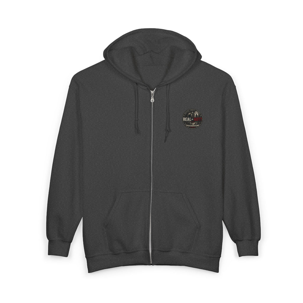 Official Real or Not? USA Full‑Zip Hooded Sweatshirt