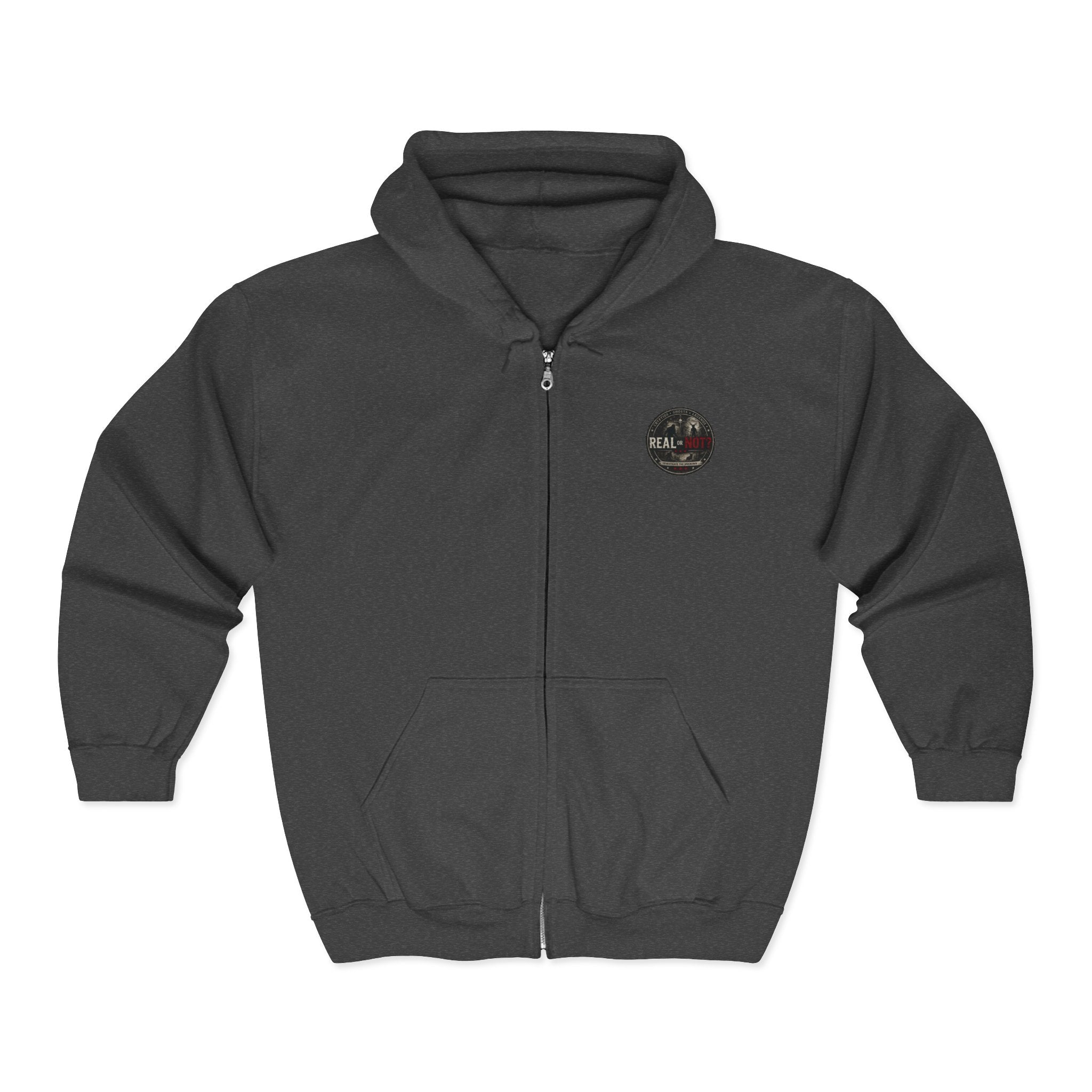 Official Real or Not? USA Full‑Zip Hooded Sweatshirt