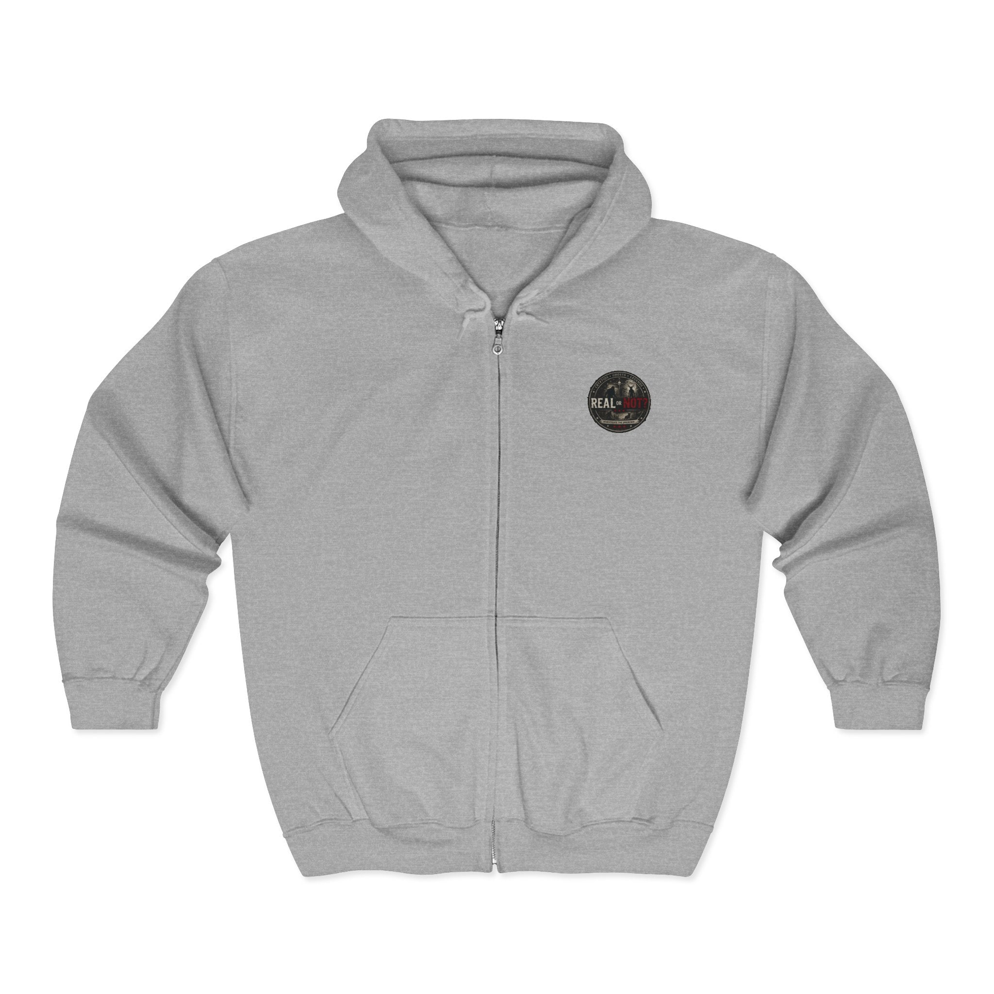 Official Real or Not? USA Full‑Zip Hooded Sweatshirt