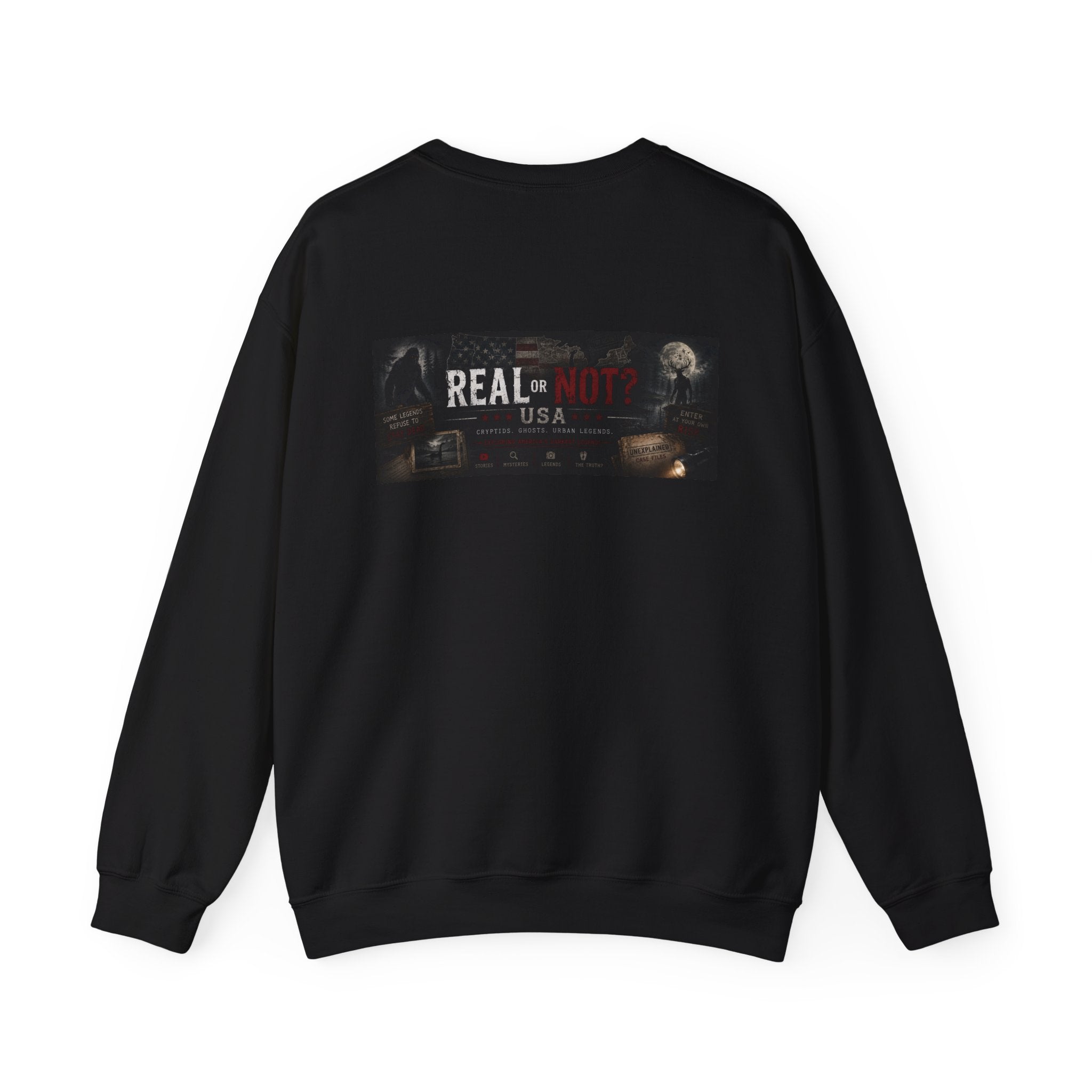 Real or Not? USA Graphic Vintage Crewneck Sweatshirt
