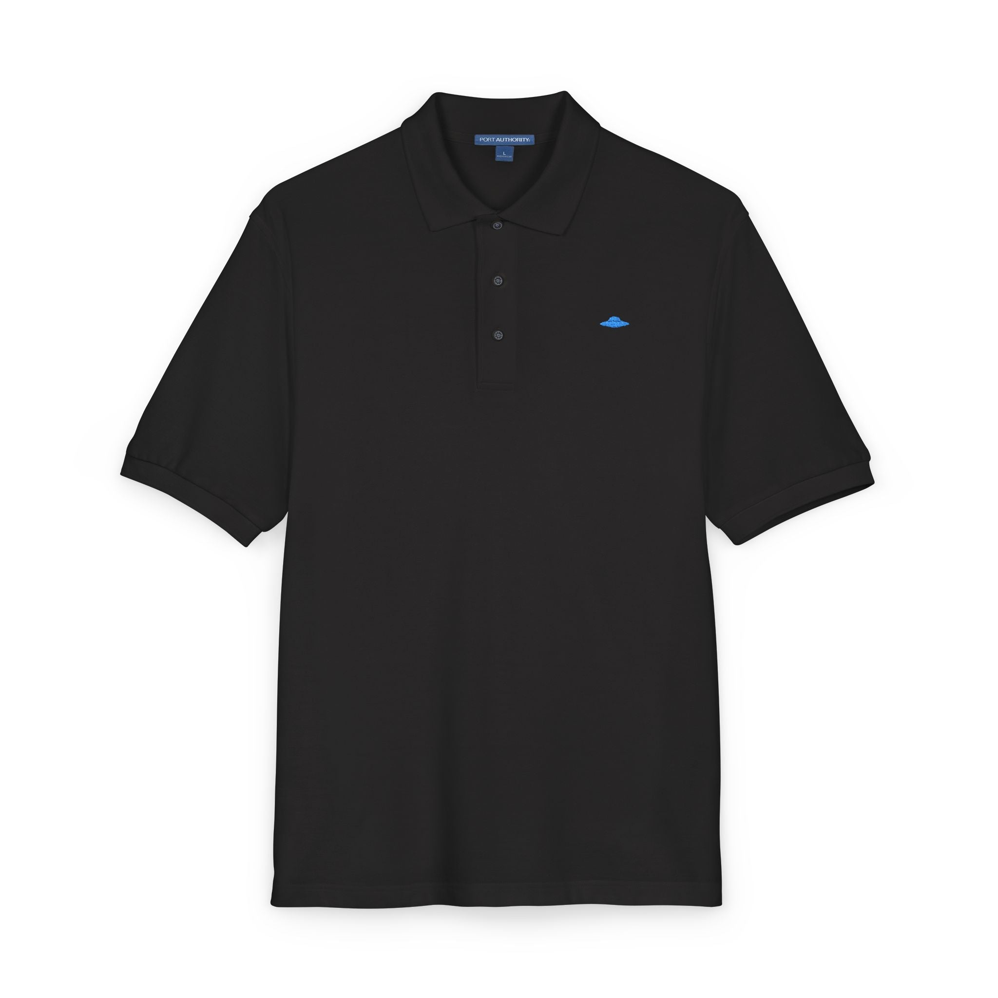 UFO Polo Blue Silhouette