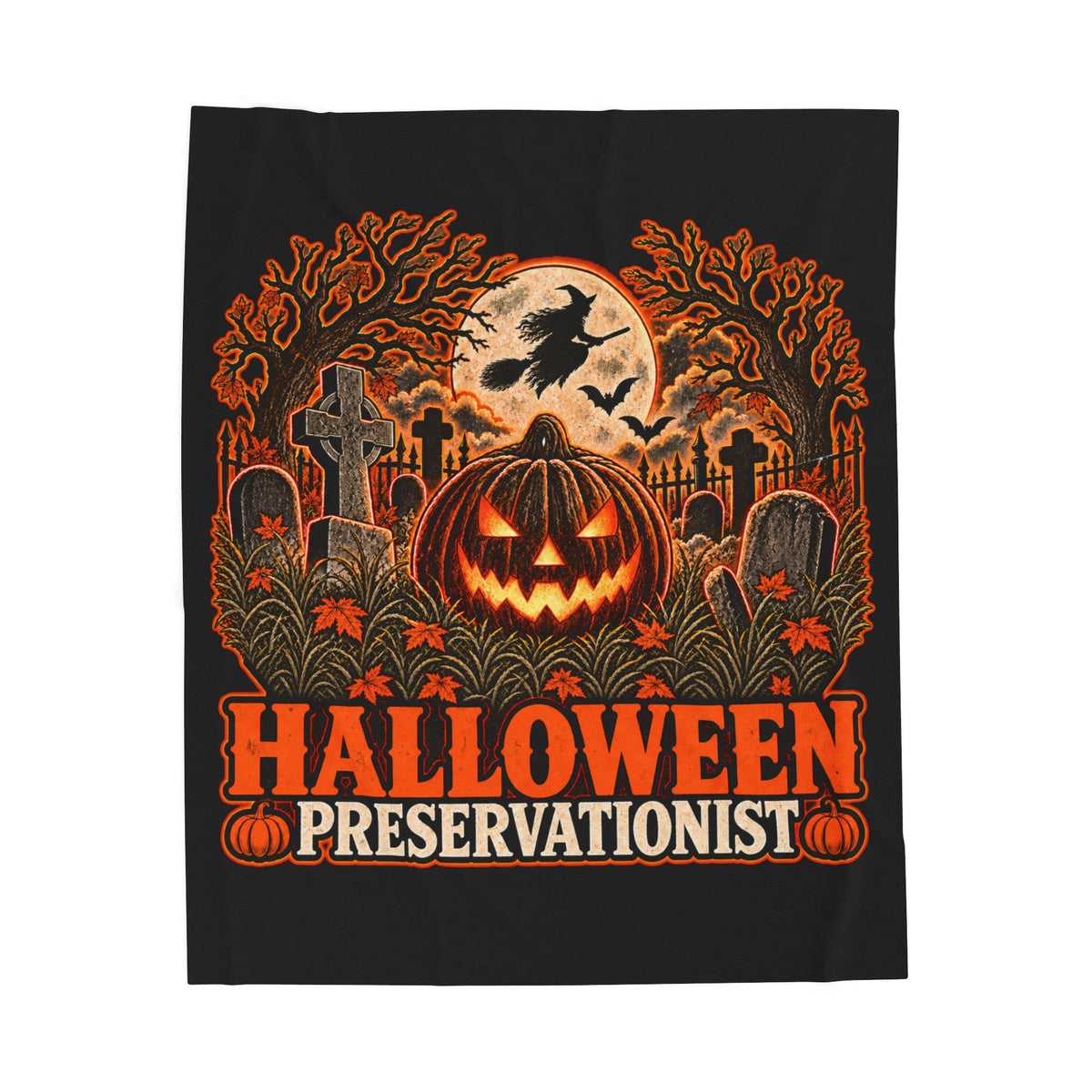 Halloween Preservationist v.1 Plush Blanket