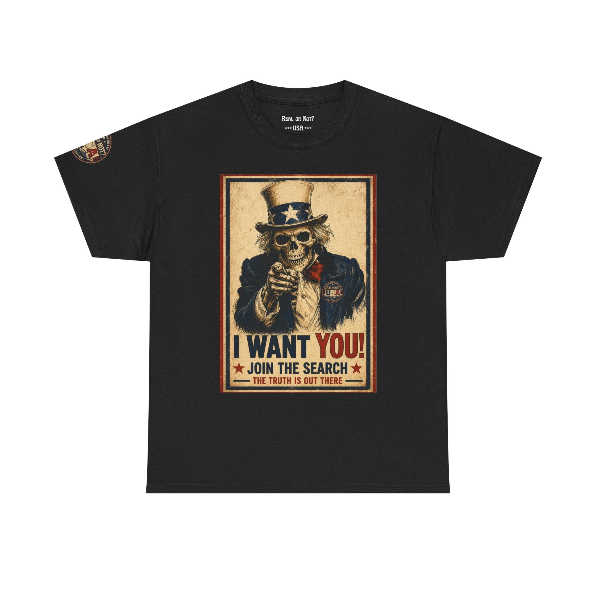 Uncle Sam Skull Limited Edition 250th USA Anniversary T- Shirt