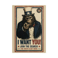 Uncle Squatch Recruitment Poster Limited Edition 250th USA Anniversary