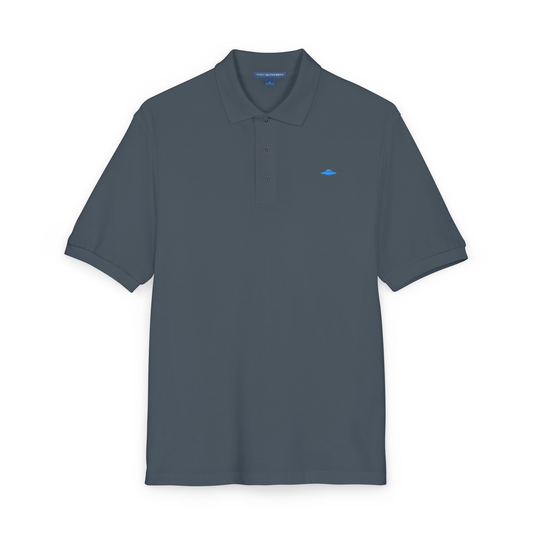 UFO Polo Blue Silhouette