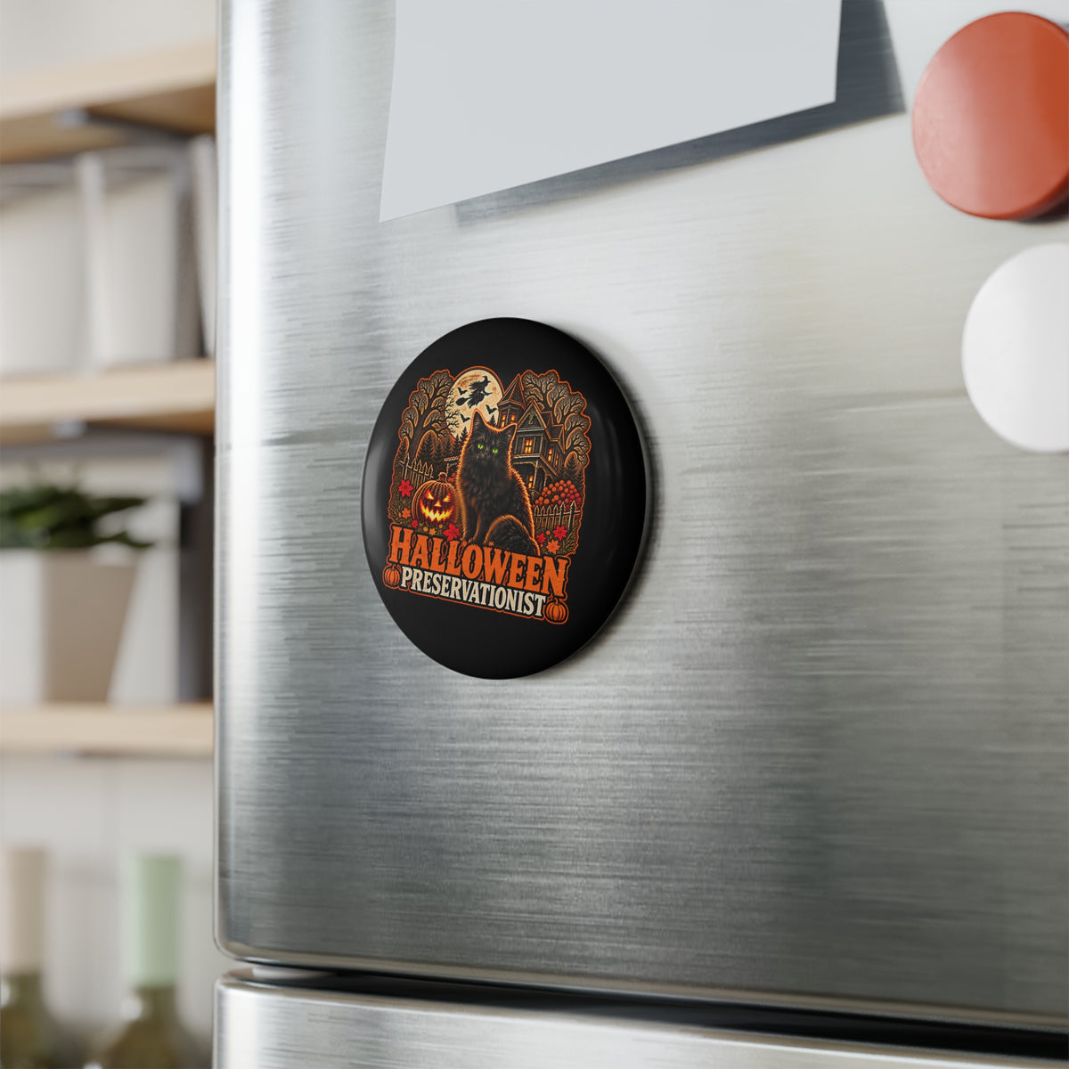 Halloween Preservationist v.2 Button Magnet